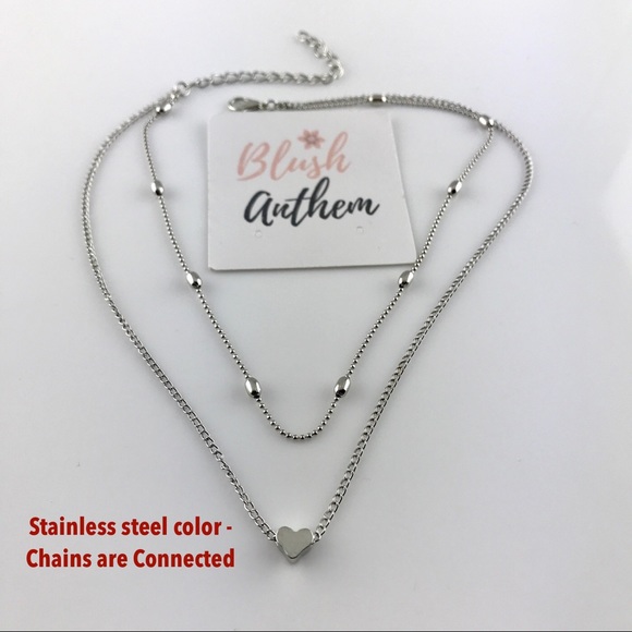 3 for $25⚡️heart choker layered necklace - Picture 8 of 8